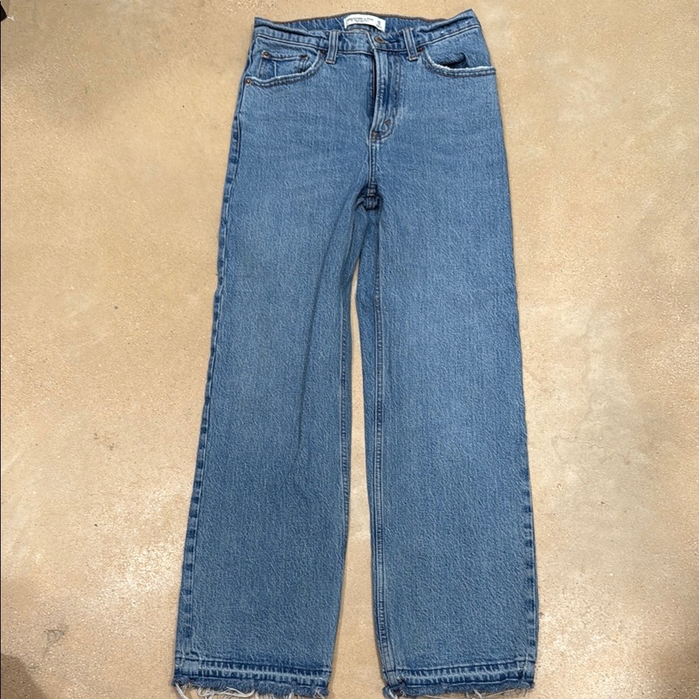 Abercrombie & Fitch Light Blue Straight Leg Jeans